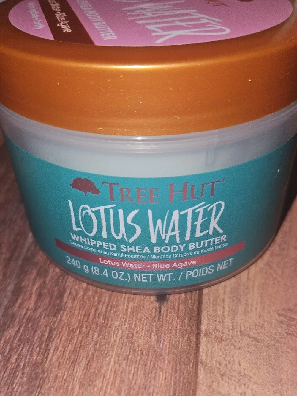 Tree Hut Lotus Water Whipped Shea Body Butter — Teal & Gold